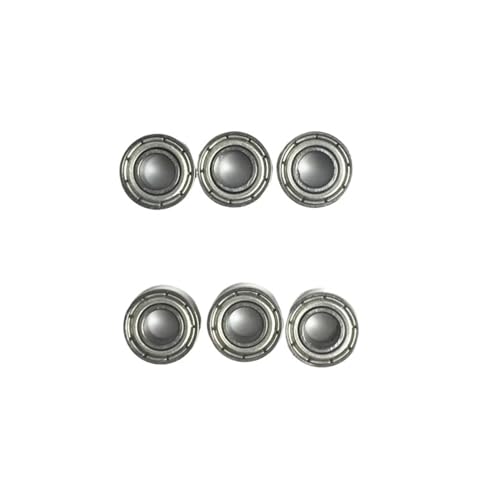 Bimetall-Dichtungsschild, Mikro-Rillenkugellager, 10 Stück, R6ZZ, 3/8 x 7/8 Zoll, 9/32 Zoll, Zoll ABEC-1, Miniatur-Kugellager Bimetall-Dichtungsschild, Mikro-Rillenkugellager, 10 Stück, R6ZZ, 3/8 x 7/8 Zoll, 9/32 Zoll, Zoll ABEC-1, Miniatur-Kugellager von TWHNPGWR