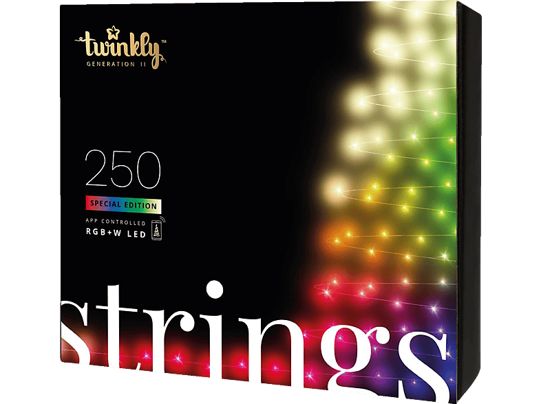 TWINKLY Strings 20m LED Lichterkette RGB, Weißtöne, Warmweiß von TWINKLY