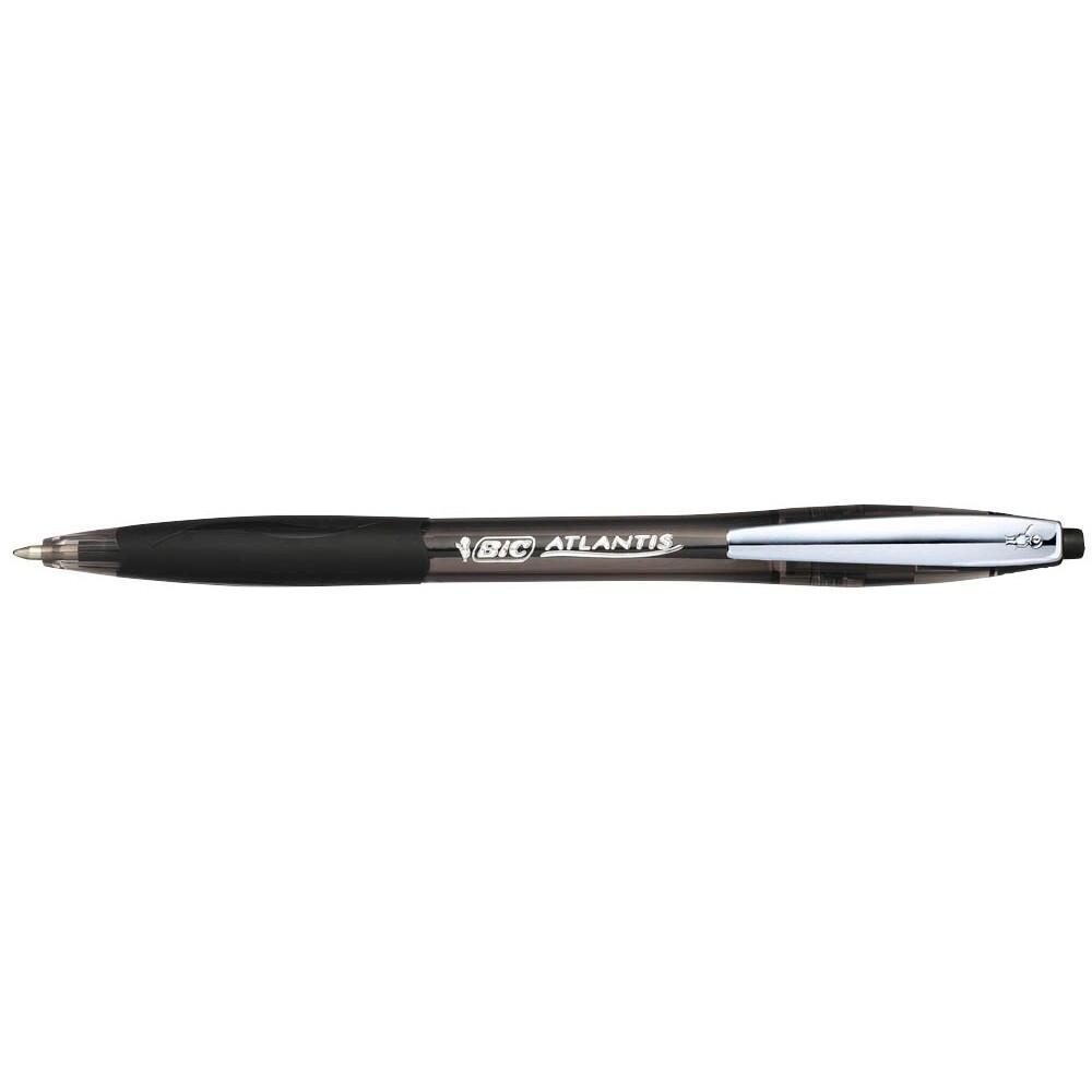 BIC Kugelschreiber ATLANTIS Soft schwarz - Schreibfarbe schwarz von TWIX