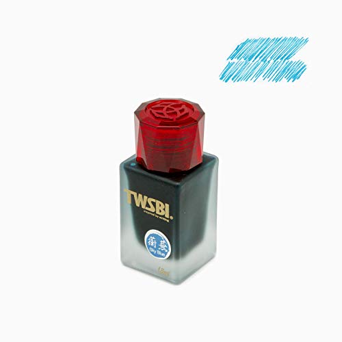 TWSBI 1791 Tintenglas Himmel Blau 18 ml, Limitierte Serie von TWSBI