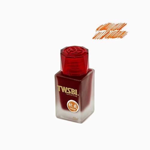 TWSBI 1791 Tintenglas Orange 18 ml, Limitierte Serie von TWSBI