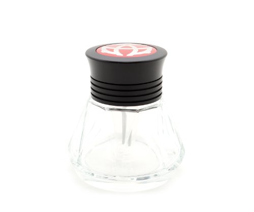 TWSBI Diamond ink bottle,Tintenfass,inkwell,Glas & Aluminium/Farbe Schwarz von TWSBI