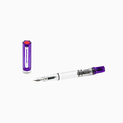 TWSBI Eco Transparent Purple Stub 1.1 mm Füllfederhalter von TWSBI