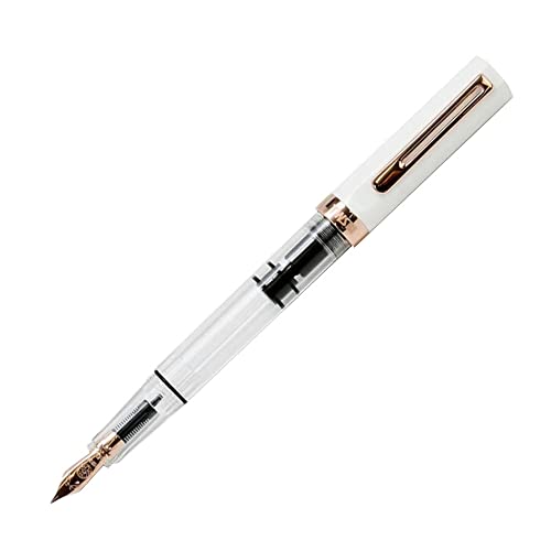 Twsbi Eco White & Rose Gold Füllfederhalter M von TWSBI