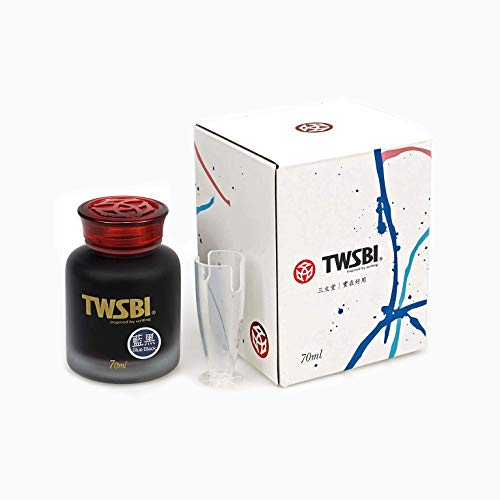 Twsbi Ink Blue Black 70 ml Tinte für Füllfederhalter von TWSBI