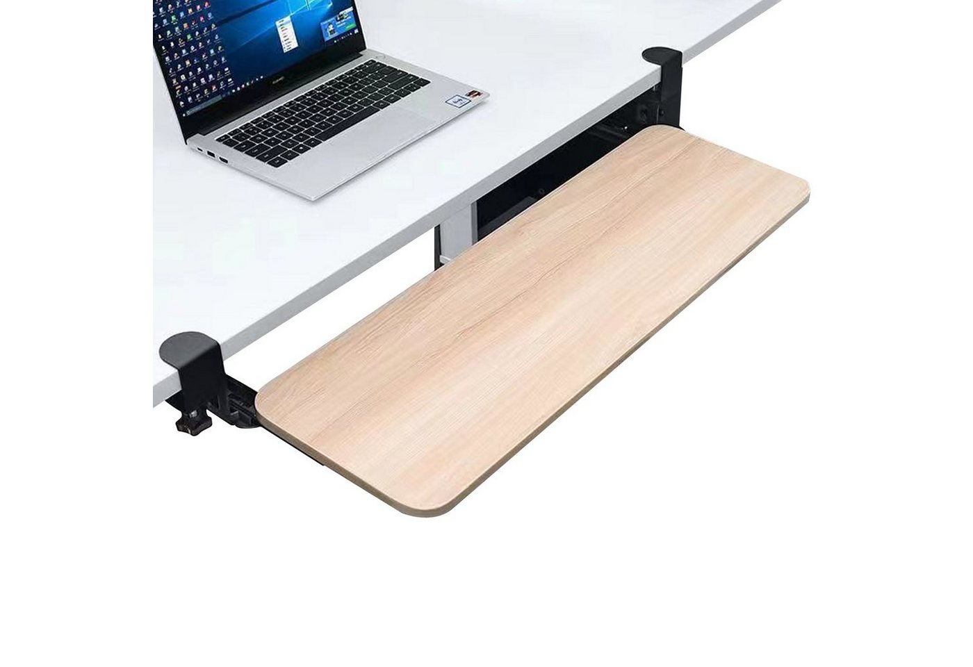 TWSOUL Tastaturablage unter dem Schreibtisch, Halterung, (65*24cm) von TWSOUL