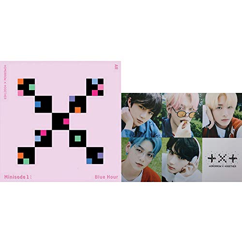 TXT Tomorrow X Together Minisode1 : Blue Hour Album (AR Version) CD+Poster+Photobook+Paper Sticker+Lyric Paper+Behind Book+Photocard+Postcard+(Extra 4 Photocards) von TXT