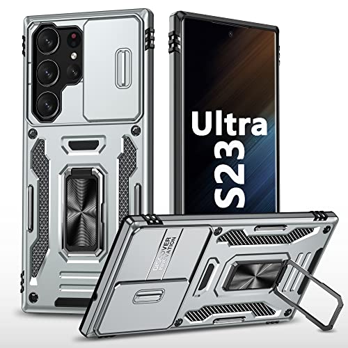 Hülle für Samsung Galaxy S23 Ultra 5G silikon Mit Kameraschutz Stoßfest Schutzhülle für Samsung S23 Ultra Dünne Handyhülle S23 Ultra 5G Cover Kratzfest, Grau Hülle für Samsung Galaxy S23 Ultra 5G silikon Mit Kameraschutz Stoßfest Schutzhülle für Samsung S23 Ultra Dünne Handyhülle S23 Ultra 5G Cover Kratzfest, Grau von TXXO