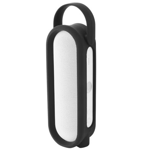 Silikonhülle für Beats Pill+ tragbarer kabelloser Lautsprecher – Stereo Bluetooth, TXEsign Reise Tragetasche Silikon Schutztasche mit Griff Stand Up Cover für Beats Pill+ (Schwarz) von TXesign