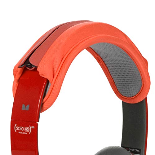 TXEsign Universal--Kopfbügelkissen, kompatibel mit ATH M50X, QC 35i/35ii, QC25, Solo 2/Solo 3, Studio 2/3 Kopfhörer (Orange) von TXesign