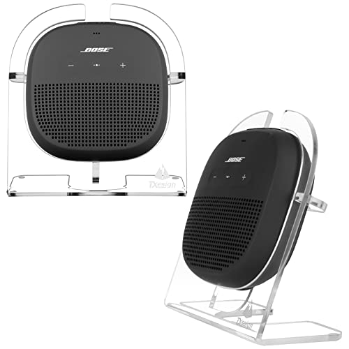 TXesign Desktop-Ständer für Bose SoundLink Micro Tragbarer Bluetooth-Lautsprecher Acryl Bluetooth Lautsprecher Ständer Halter Shop Display Ständer Tischständer Halter Anti-Rutsch-Basis Ständer von TXesign