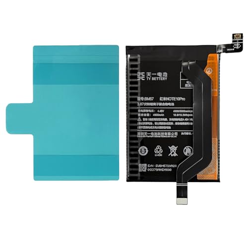 TY BETTERY® Akku BM57 kompatibel mit Xiaomi Redmi Note 10 PRO 5g, Poco X3 von TY BETTERY
