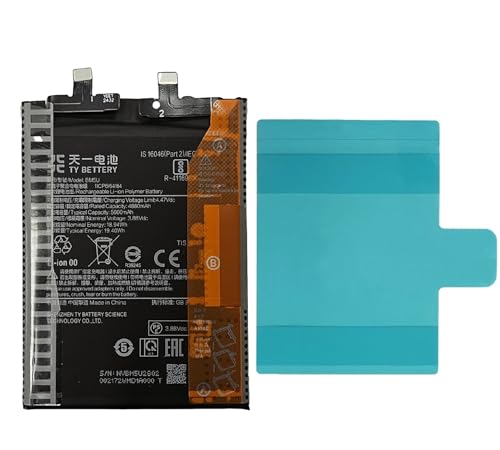 TY BETTERY® Akku kompatibel mit Xiaomi Modell BM5U Redmi Note 13 PRO+ Plus 5G von TY BETTERY
