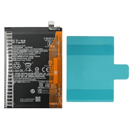 TY BETTERY® Akku kompatibel mit Xiaomi Modell BN5P Redmi Note 13 5G, Redmi Note 13 4G von TY BETTERY