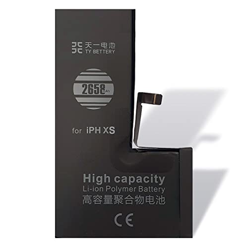 [TY BETTERY] Akku Batterie kompatibel mit iPhone XS | 2658 mAh | A1920, A2097, A2098 | 24 Monate Garantie von TY BETTERY