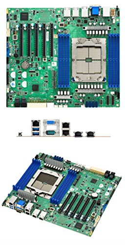 Tyan S8050GM2NE Server-Motherboard, 1 SP5-Sockel für AMD EPYC 9004 CPU bis zu 400 W TDP, 30,5 x 26,7 cm Abmessungen, 8 DDR5-4800 DIMM-Steckplätze, bis zu 12 SATA-Ports, 5 PCIe 5.0 x16 Steckplätze von TYAN
