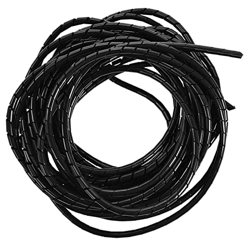 Kabeltrommel, Spiralkabel, 10 m, 6 mm, schwarz, Spiralwicklung, Kabelaufbewahrung, zum Verstecken, Kabelmanagement, PC, TV, Home Office Kabeltrommel, Spiralkabel, 10 m, 6 mm, schwarz, Spiralwicklung, Kabelaufbewahrung, zum Verstecken, Kabelmanagement, PC, TV, Home Office von TYCIONG