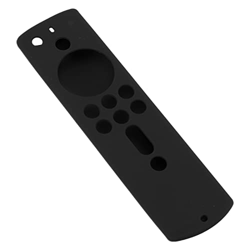 Silikon Hülle Fire TV Stick 4K 2018 Fernbedienung Stoßfest rutschfest Schutzhülle (Schwarz) von TYCIONG