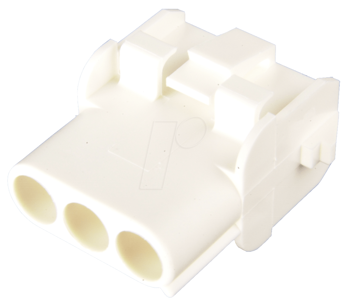 MNL 3AG - 3-pol. Mate-N-Lok Aufnahmegehäuse, 1-reihig von TYCO-ELECTRONICS