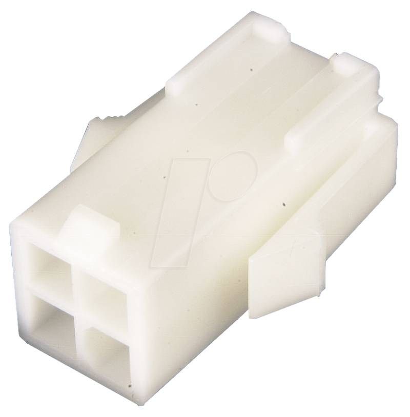 MUM 4AG - 4-pol. Mini Mate Aufnahmegehäuse, 2-reihig von TYCO-ELECTRONICS