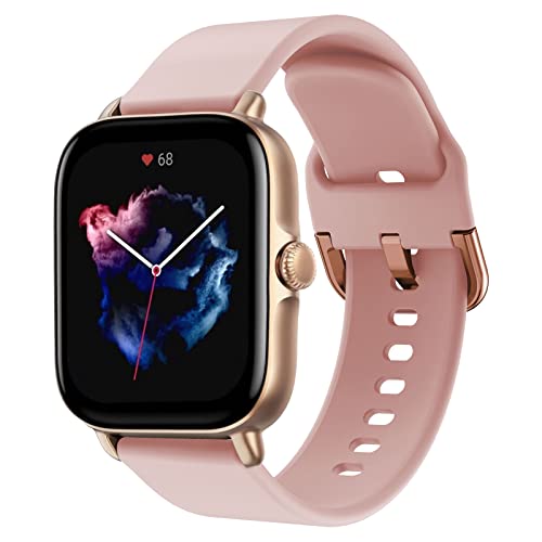 Syxinn Kompatibel mit Armband Amazfit GTS/GTS 2/2e/2 Mini/Amazfit GTS 3 Armbänder, Amazfit GTR 42mm 20mm Silikon Uhrenarmband Sportarmband für Amazfit Bip/Bip S/Bip Lite/Galaxy Watch 4/4 Classic Syxinn Kompatibel mit Armband Amazfit GTS/GTS 2/2e/2 Mini/Amazfit GTS 3 Armbänder, Amazfit GTR 42mm 20mm Silikon Uhrenarmband Sportarmband für Amazfit Bip/Bip S/Bip Lite/Galaxy Watch 4/4 Classic von TYCRALI
