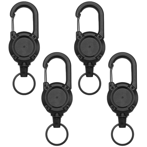 4 Stück Teleskopschnallen, Multifunktionale Teleskopschnallen, Rucksackschnallen, Schlüsselanhänger, Anti-Verlust-Teleskopschnallen, Id-Schnallen, Outdoor-Produkte 4 Stück Teleskopschnallen, Multifunktionale Teleskopschnallen, Rucksackschnallen, Schlüsselanhänger, Anti-Verlust-Teleskopschnallen, Id-Schnallen, Outdoor-Produkte von TYFGRT