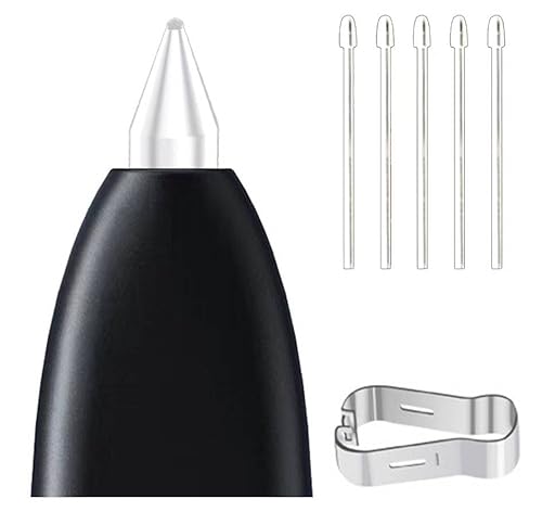 5 Stück weiche Spitzen/Spitzen für Samsung Galaxy Note 9 S Stiftspitzen, Ersatzspitzen für weiche Spitzen [0,7 mm] [4096 Drucksensor] für Galaxy Note 9 Spitzen/Spitzen (5 x weich/weiß) von TYHJ