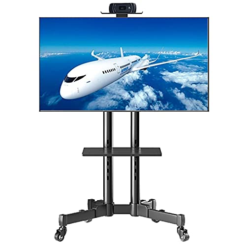 Mobiler TV-Ständer, schwenkbar und neigbar, mit Rädern und Stauraum, passend für 32-70 Zoll LCD-LED-Fernseher, robuster rollender TV-Wagen für Büro/Sitzungsräume/Schule, höhenverstellbar Mobiler TV-Ständer, schwenkbar und neigbar, mit Rädern und Stauraum, passend für 32-70 Zoll LCD-LED-Fernseher, robuster rollender TV-Wagen für Büro/Sitzungsräume/Schule, höhenverstellbar von TYLDBNF