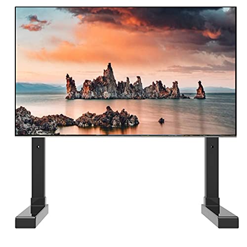 Schwarzer Tisch-TV-Ständer für 32 43 50 55 60 65 70 Zoll Fernseher, TV-Ständer für Schlafzimmer/Wohnzimmer, Kleiner Platz Schwarzer Tisch-TV-Ständer für 32 43 50 55 60 65 70 Zoll Fernseher, TV-Ständer für Schlafzimmer/Wohnzimmer, Kleiner Platz von TYLDBNF