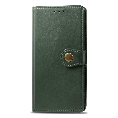 TYLYJSU Brieftaschen Hülle für Samsung Galaxy S25 Edge, Leder Kartenfächern, Runde Magnetische Schnalle, Vintage Handyhülle für Herren und Damen,Grün,S25 Edge TYLYJSU Brieftaschen Hülle für Samsung Galaxy S25 Edge, Leder Kartenfächern, Runde Magnetische Schnalle, Vintage Handyhülle für Herren und Damen,Grün,S25 Edge von TYLYJSU