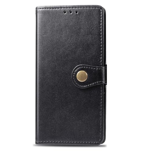 TYLYJSU Brieftaschen Hülle für Samsung Galaxy S25 Edge, Leder Kartenfächern, Runde Magnetische Schnalle, Vintage Handyhülle für Herren und Damen,Schwarz,S25 Edge TYLYJSU Brieftaschen Hülle für Samsung Galaxy S25 Edge, Leder Kartenfächern, Runde Magnetische Schnalle, Vintage Handyhülle für Herren und Damen,Schwarz,S25 Edge von TYLYJSU