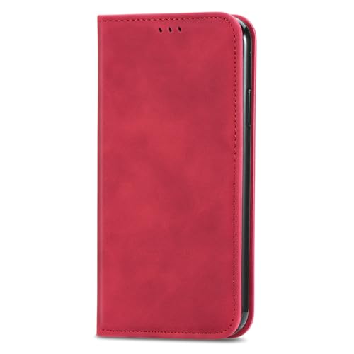 TYLYJSU Kartenhalter Hülle Für Samsung Galaxy S25 Edge, Leder Gefrostet Geldbörse Handyhülle Klappbare Weiches TPU Ganzkörper Schutzhülle,Rot,S25 Edge TYLYJSU Kartenhalter Hülle Für Samsung Galaxy S25 Edge, Leder Gefrostet Geldbörse Handyhülle Klappbare Weiches TPU Ganzkörper Schutzhülle,Rot,S25 Edge von TYLYJSU