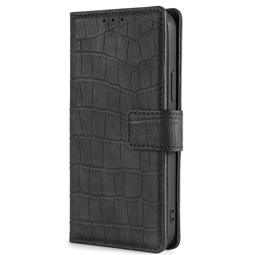TYLYJSU Klappetui Für Samsung Galaxy S25 Edge, Stilvolle Krokodilmuster Kartenfächern Handyhülle, Leder Ultra Dünne Schutzhülle Für Männer Frauen,Schwarz,S25 Edge TYLYJSU Klappetui Für Samsung Galaxy S25 Edge, Stilvolle Krokodilmuster Kartenfächern Handyhülle, Leder Ultra Dünne Schutzhülle Für Männer Frauen,Schwarz,S25 Edge von TYLYJSU