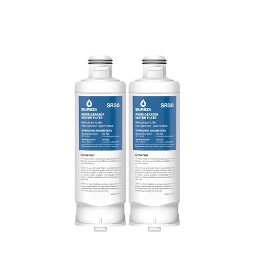 Ersatz-Wasserfilter for Kühlschränke, Modell DA97-17376B, kompatibel mit Samsung HAF-QIN/EXP DA97-08006C RF28R7351SG WS645A, 1-3er-Pack(2psc) von TYRLBDXS