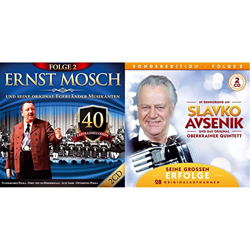 40 Erfolgsmelodien; Folge 2; Originalaufnahmen & Seine Großen Erfolge; In Erinnerung an Slavko Avsenik; Folge 2; 28 Originalaufnahmen; In den Bergen; Auf meiner Harmonika; Walzer der Heimat von TYROLIS Musik GmbH / Mittenwald