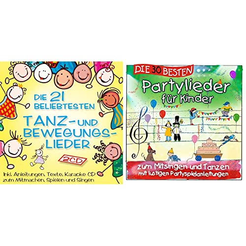 Bewegungslieder; Die 21 beliebtesten Tanz- und Bewegungslieder für Kinder; Bewegungslieder für Kleinkinder & Die 30 besten Partylieder für Kinder - zum Mitsingen und Tanzen von TYROLIS Musik GmbH / Mittenwald