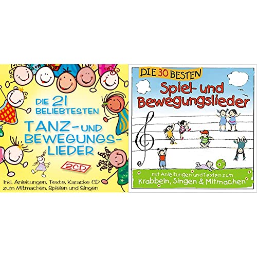 Bewegungslieder; Die 21 beliebtesten Tanz- und Bewegungslieder für Kinder; Bewegungslieder für Kleinkinder & Die 30 besten Spiel- und Bewegungslieder - Kinderlieder und Babylieder von TYROLIS Musik GmbH / Mittenwald