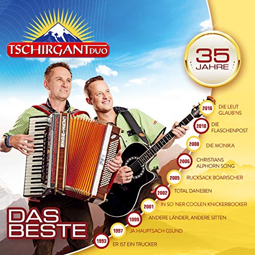 Das Beste; 35 Jahre; Neuaufnahmen der großen Hits; Folge 1; Tschirgant Duo aus Tirol Das Beste; 35 Jahre; Neuaufnahmen der großen Hits; Folge 1; Tschirgant Duo aus Tirol von TYROLIS Musik GmbH / Mittenwald