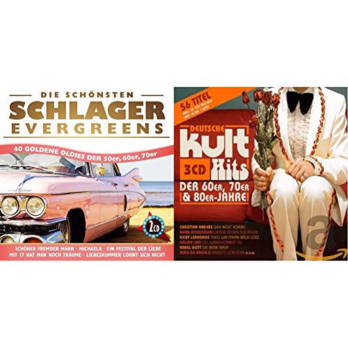 Die schönsten Schlager Evergreens; 40 Oldies der 50er; 60er, 70er; Connie Francis; Bill Ramsey; Nina und Mike & Deutsche Kulthits der 60er,70er & 80er Die schönsten Schlager Evergreens; 40 Oldies der 50er; 60er, 70er; Connie Francis; Bill Ramsey; Nina und Mike & Deutsche Kulthits der 60er,70er & 80er von TYROLIS Musik GmbH / Mittenwald