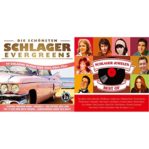 Die schönsten Schlager Evergreens; 40 Oldies der 50er; 60er, 70er; Connie Francis; Bill Ramsey; Nina und Mike & Schlagerjuwelen-Best of (3er Boxset) von TYROLIS Musik GmbH / Mittenwald