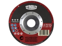 TYROLIT Trennscheibe 42 ø125x0,75x22,23 mm, A60R-BFXA PREMIUM superdünne Trennscheiben für rostfreien Stahl, für höhere Leistung bei - (25 Stück) von TYROLIT