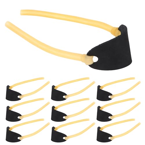 10 Stück Hochleistungs-Steinschleuder-Ersatzgummis – Premium Latex-Gummi für Jagd & Schießspiele (26cm Länge) – Extrem reißfest & temperaturbeständig für Slingshot, Armbrust & Outdoor-Training von TYSM-CC