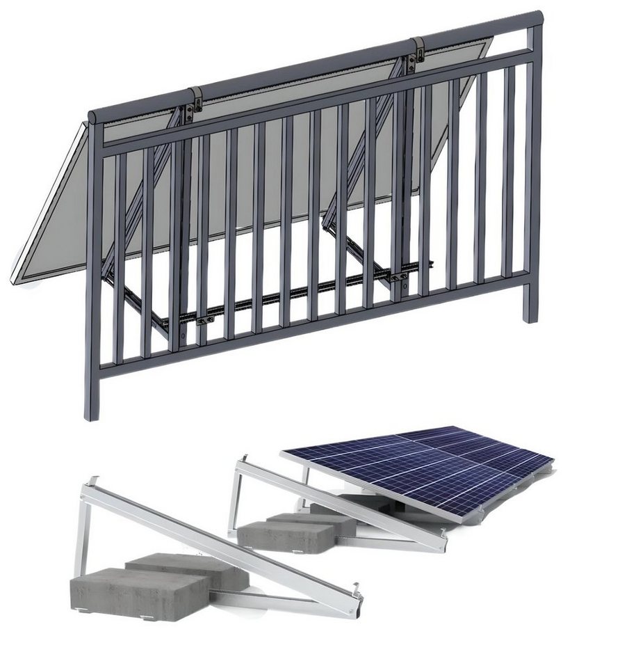 TZIpower Balkon Modulhalterung Halterung mit Rundhaken Aufständerung Dach Solarmodul-Halterung TZIpower Balkon Modulhalterung Halterung mit Rundhaken Aufständerung Dach Solarmodul-Halterung von TZIpower