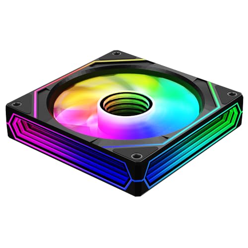 TZMRIT Prism 6 Pro RGB Lüfter 120mm,Drei unendliche Spiegel an der Seite,5V 3PIN ARGB Lüfter,4PIN PWM Lüfter TZMRIT Prism 6 Pro RGB Lüfter 120mm,Drei unendliche Spiegel an der Seite,5V 3PIN ARGB Lüfter,4PIN PWM Lüfter von TZMRIT
