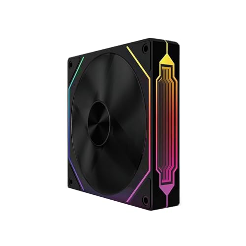 TZMRIT Prism4RS RGB Lüfter 120mm Schwarz,5V 3PIN ARGB Lüfter,4PIN PWM Lüfter von TZMRIT