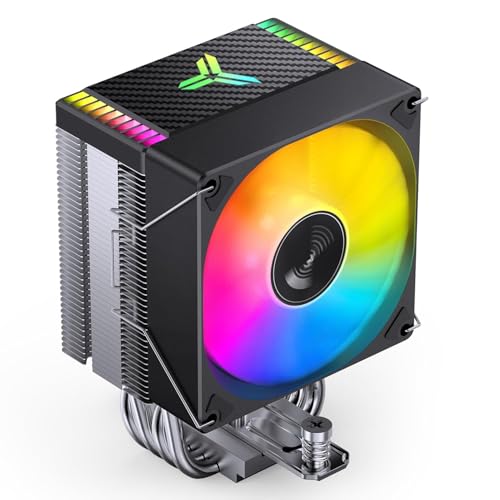 TZMRIT x CR-1400 EVO CPU Kühler,180W TDP,4 Heat Pipes,130mm Höhe,mit 92 * 92 * 25mm 2200PRM ARGB PWM Lüfter,für Intel LGA 115X/1200/1700, für AM4/AM5 (BK) von TZMRIT
