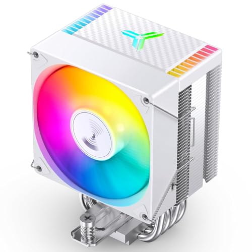 TZMRIT x CR-1400 EVO CPU Kühler,180W TDP,4 Heat Pipes,130mm Höhe,mit 92 * 92 * 25mm 2200PRM ARGB PWM Lüfter,für Intel LGA 115X/1200/1700, für AM4/AM5 (WH) von TZMRIT