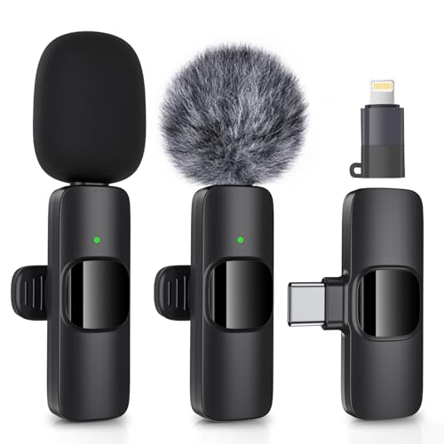 TZONOO Kabelloses Lavalier Mikrofon für iPhone/iPad/Android/, Wireless Mini Mikrofon für Live-Streaming, Videoaufnahmen, Interviews im Freien oder Innenbereich, YouTube, TikTok, Vlog TZONOO Kabelloses Lavalier Mikrofon für iPhone/iPad/Android/, Wireless Mini Mikrofon für Live-Streaming, Videoaufnahmen, Interviews im Freien oder Innenbereich, YouTube, TikTok, Vlog von TZONOO