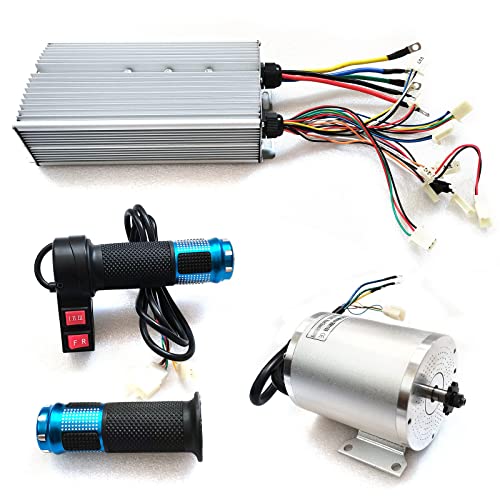 TaNeHaKi Bürstenloser Motor Set Bürstenloser Gleichstrommotor Elektromotor Motor Elektrofahrrad Elektrischer Bürstenloser Motor 3000W 72V DC von TaNeHaKi