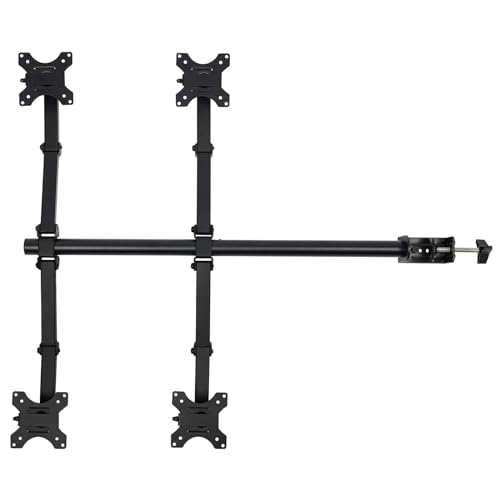 TaNeHaKi Monitorhalterung, 4 Fach Monitor Halter StäNder,HöHenverstellbare Display Halterung,Schwenkarm Tisch Halterung FüR 17" Led Bildschirme TaNeHaKi Monitorhalterung, 4 Fach Monitor Halter StäNder,HöHenverstellbare Display Halterung,Schwenkarm Tisch Halterung FüR 17" Led Bildschirme von TaNeHaKi